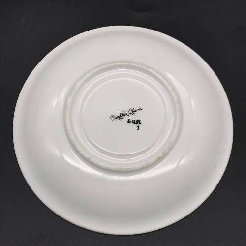 Scarce Art Deco `Carlton China - Sylvan Tree` Side Plates and Saucers (8)