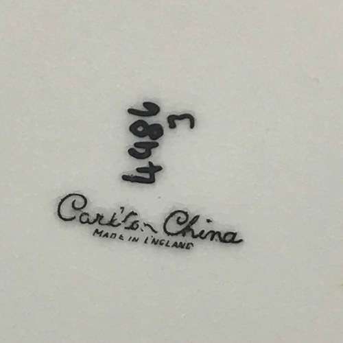 Scarce Art Deco `Carlton China - Sylvan Tree` Side Plates and Saucers (8)