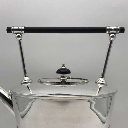 Antique`Christopher Dresser`Style Tea Kettle on Stand