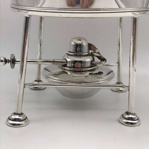 Antique`Christopher Dresser`Style Tea Kettle on Stand