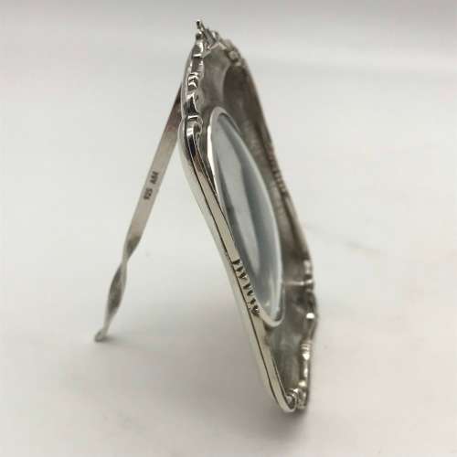 Fabulous Solid Silver Pair of Antique Photo Frames