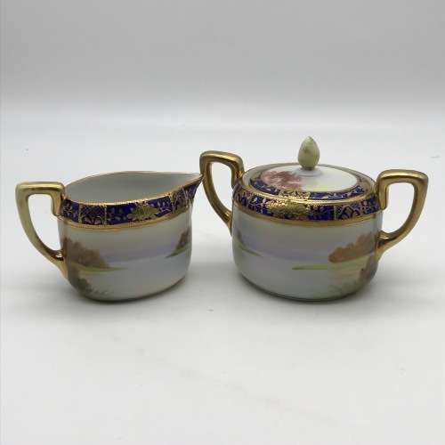 Attractive Antique `Noritake` Coffee Set