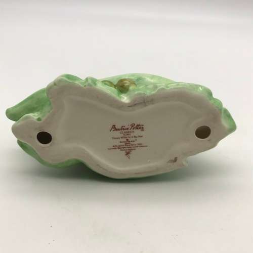 Beatrix Potter `Timmy Willie in a Pea Pod` Figurine