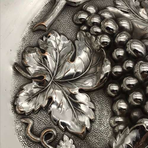 Beautiful Antique Silver-Plated Fruit Bowl (Walker & Hall)