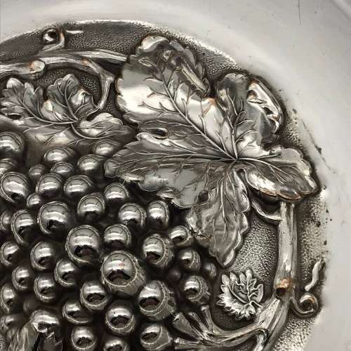 Beautiful Antique Silver-Plated Fruit Bowl (Walker & Hall)