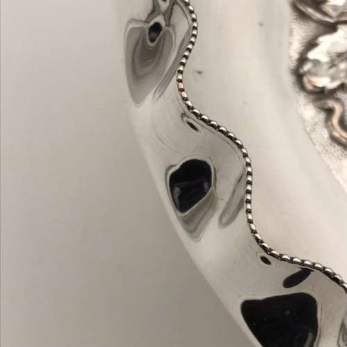 Beautiful Antique Silver-Plated Fruit Bowl (Walker & Hall)