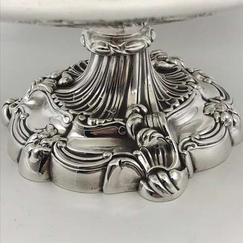 Beautiful Antique Silver-Plated Fruit Bowl (Walker & Hall)