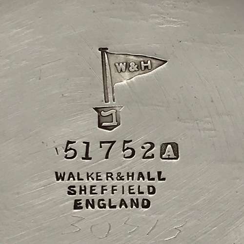 Beautiful Antique Silver-Plated Fruit Bowl (Walker & Hall)