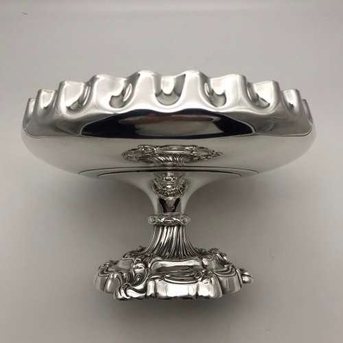 Beautiful Antique Silver-Plated Fruit Bowl (Walker & Hall)