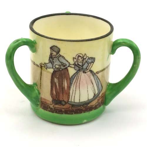 Scarce Miniature `Dutch Harlem` Royal Doulton Tyg Cup