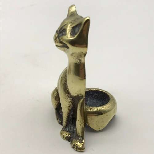 Vintage Brass Cats