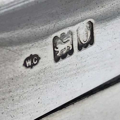 Large Solid Silver Antique Cigar Box (1909)