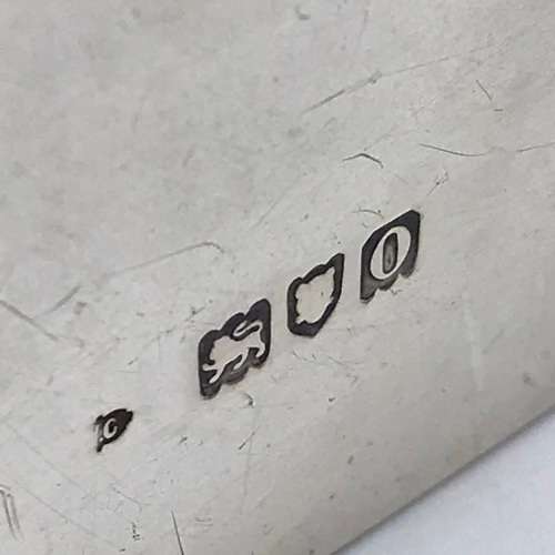 Large Solid Silver Antique Cigar Box (1909)