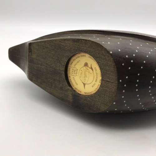 Feathers of Knysna `Crested Guinea Fowl` (193)