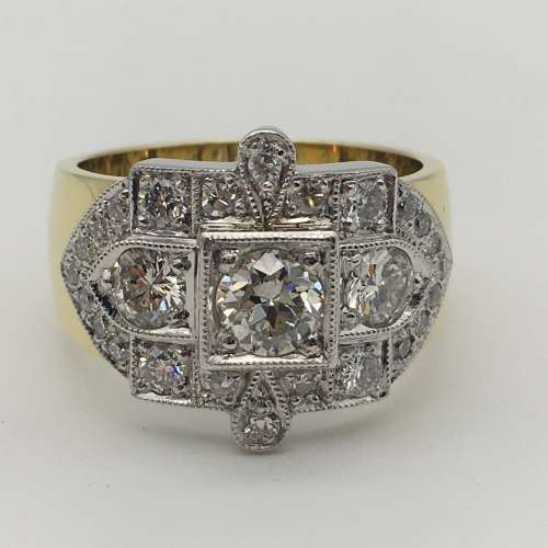 18ct Gold & Diamond Ring (V. R123 420)