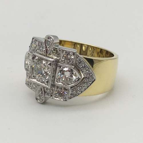 18ct Gold & Diamond Ring (V. R123 420)