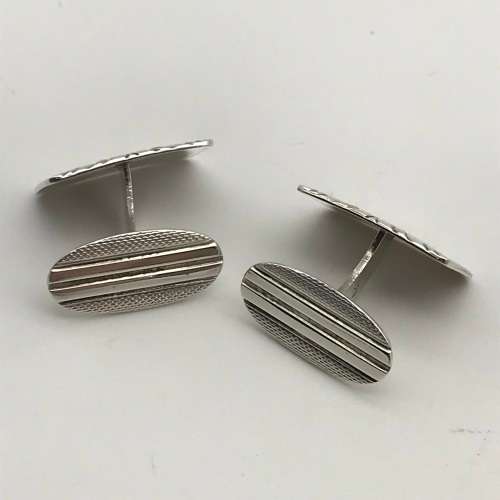 Vintage 1940/50`s Silver Cufflinks