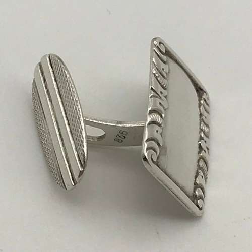 Vintage 1940/50`s Silver Cufflinks