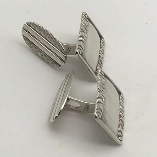 Vintage 1940/50`s Silver Cufflinks