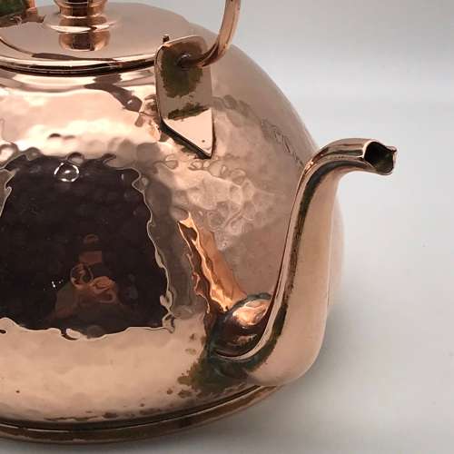 Large Vintage Copper Kettle