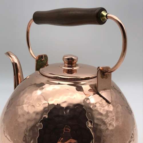 Large Vintage Copper Kettle