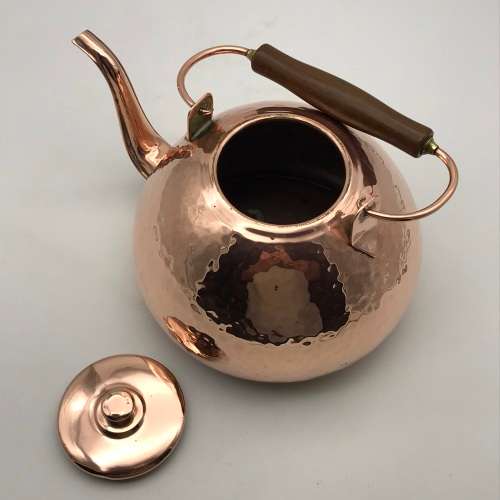 Large Vintage Copper Kettle