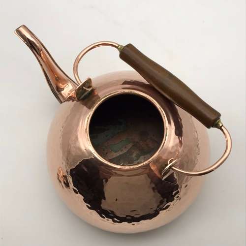Large Vintage Copper Kettle