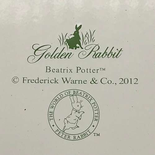 Vintage `Beatrix Potter` Enamelware Plate