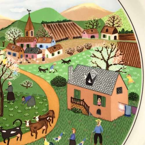 Villeroy & Boch `Naif` Wall Plate (Spring)