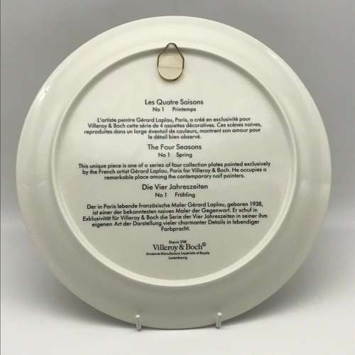 Villeroy & Boch `Naif` Wall Plate (Spring)