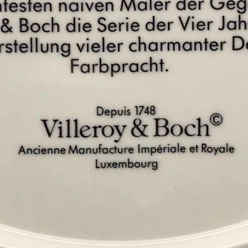 Villeroy & Boch `Naif` Wall Plate (Spring)