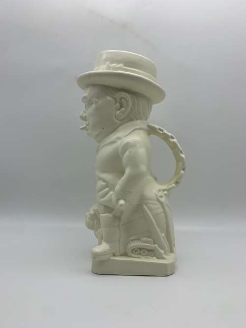 Large `John Bull - Winston Churchill` Toby Jug (Burleigh Ware)