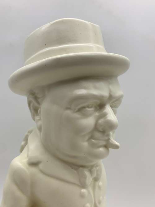 Large `John Bull - Winston Churchill` Toby Jug (Burleigh Ware)