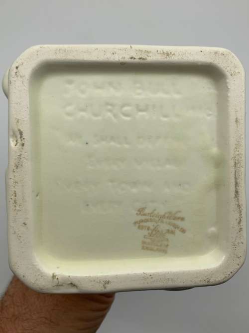 Large `John Bull - Winston Churchill` Toby Jug (Burleigh Ware)