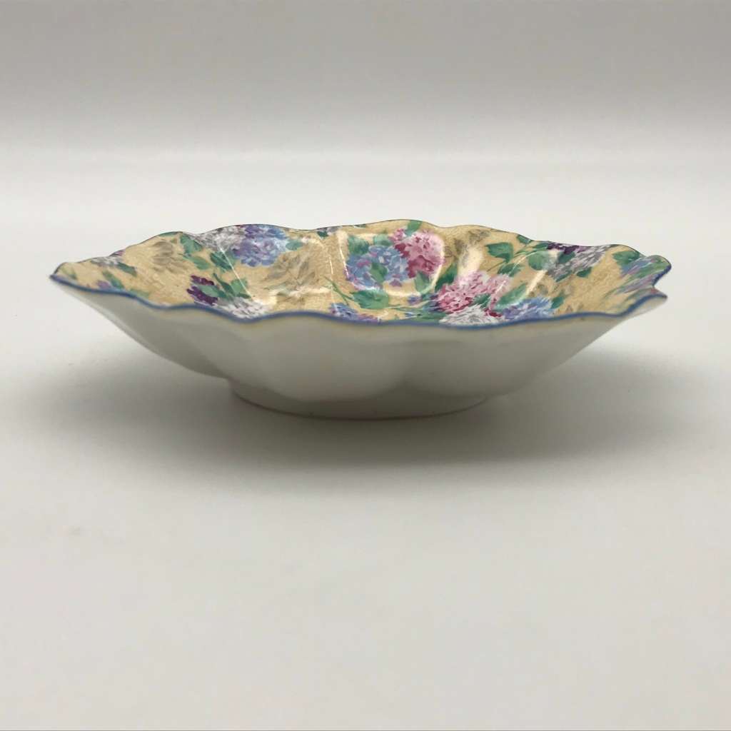 Pretty Early `Shelley` Chintz Pin Dish