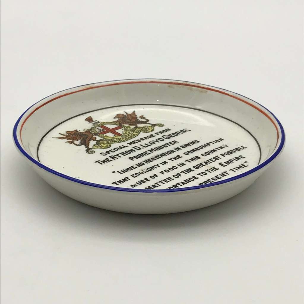 Scarce WW1 `War Time Butter Dish` (Grimwades)