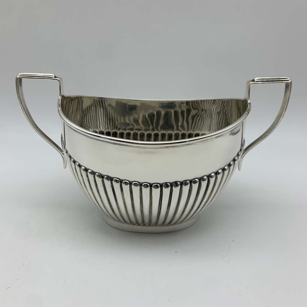 Solid Silver Antique Milk Jug & Sugar Bowl (1912)