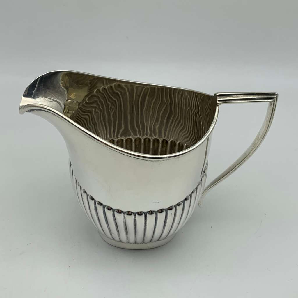Solid Silver Antique Milk Jug & Sugar Bowl (1912)