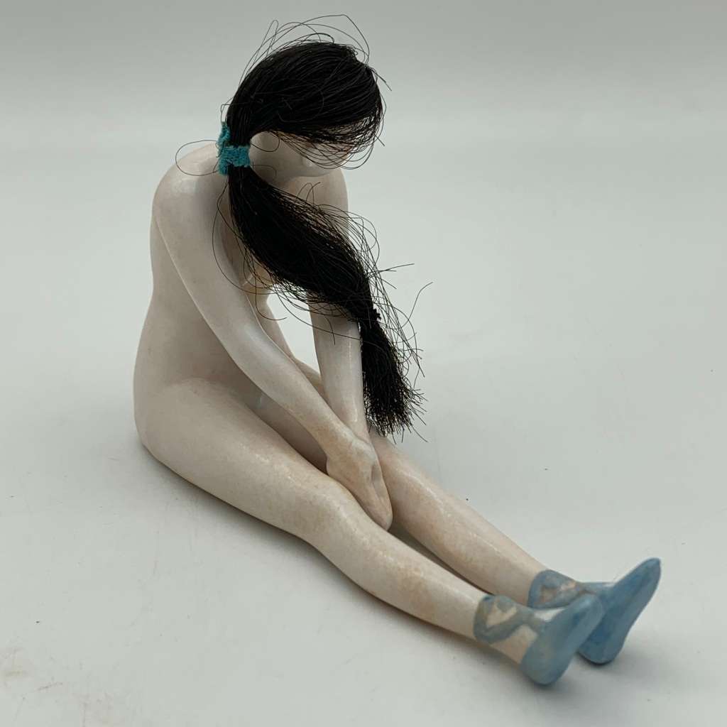 Antique Nude 'Bathing Beauty' Bisque Figure (Galluba & Hoffman)