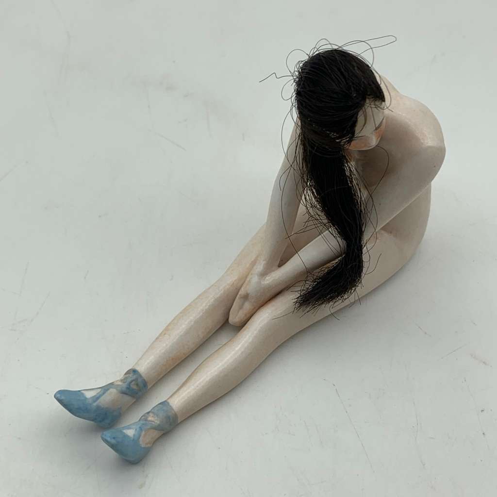 Antique Nude 'Bathing Beauty' Bisque Figure (Galluba & Hoffman)