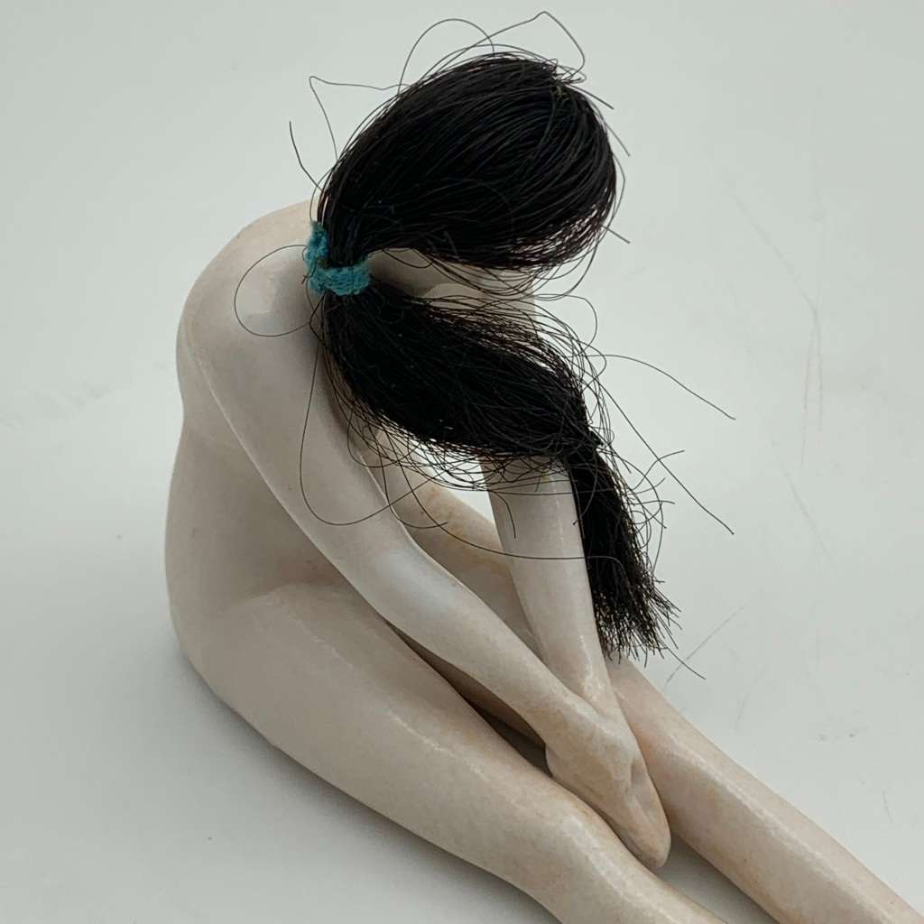 Antique Nude 'Bathing Beauty' Bisque Figure (Galluba & Hoffman)