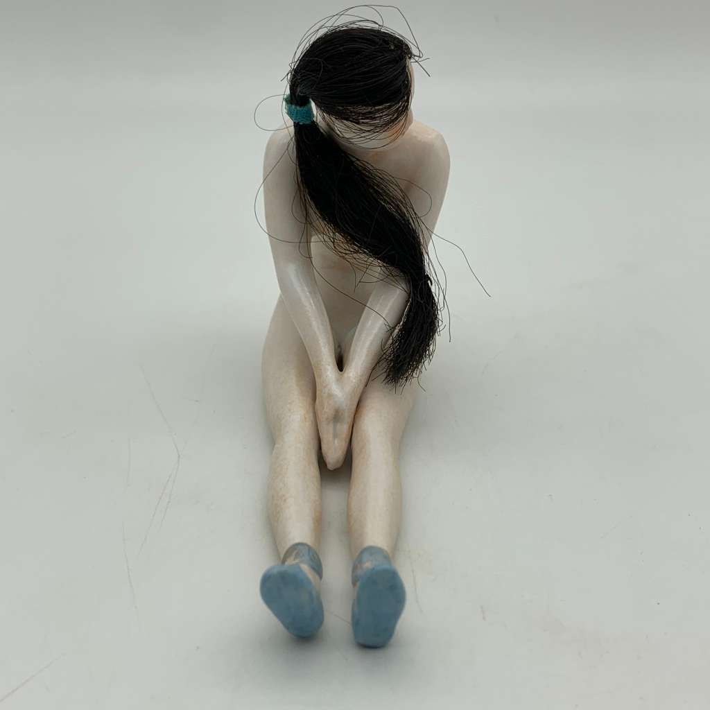 Antique Nude 'Bathing Beauty' Bisque Figure (Galluba & Hoffman)