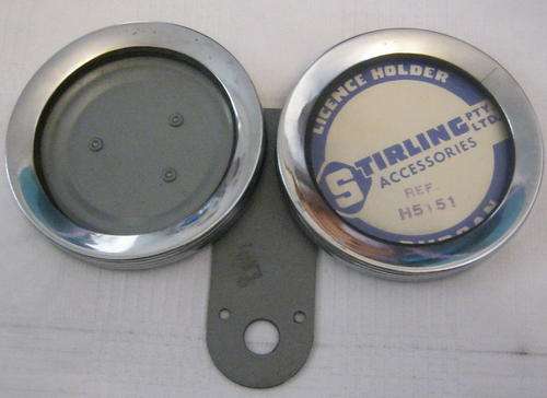 DOUBLE DISC LICENCE HOLDER FOR TRAILER :