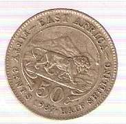 1937 (H) East Africa, 50 Cents (1/2 Shilling)