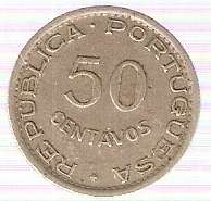 1950 50 Centavos coin