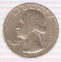 QUARTER DOLLAR 1970