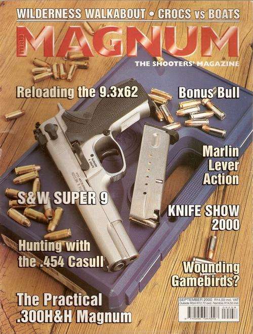 MAGNUM THE SHOOTERS MAGAZINE SEPTEMBER 2000