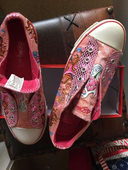 Don Ed Hardy Fashion Snickers, size 5