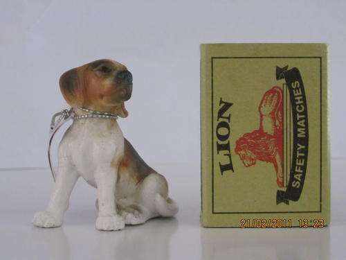 Beagle - Hand Painted Dogs Manufactured By Schleich - Plastic