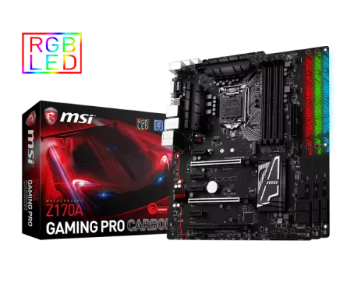 MSI Z170A Pro gaming carbon
